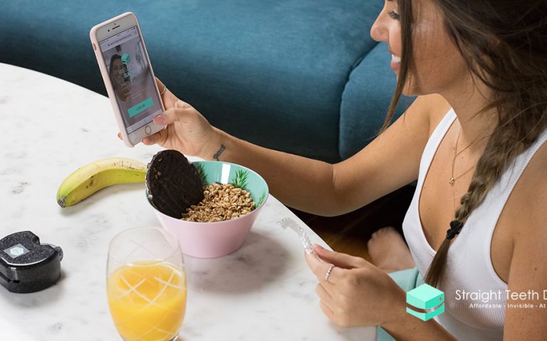 Aligner monitoring, in clinic vs. at home