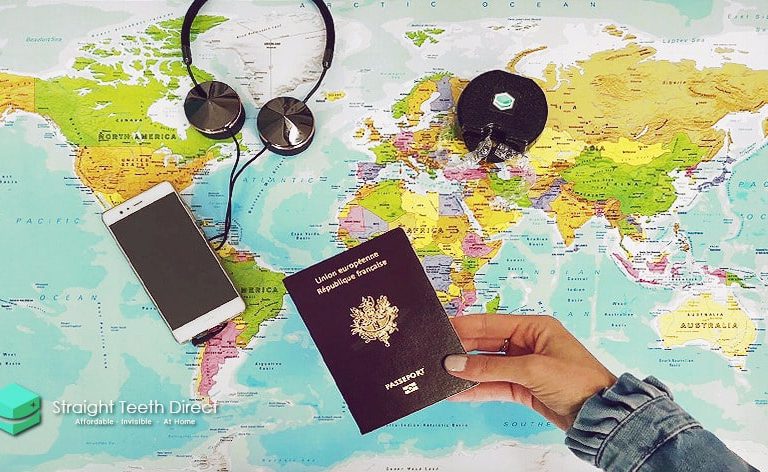 Mobile teeth straightening